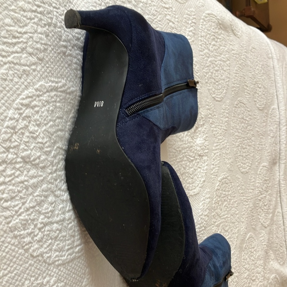 8 1/2 M Midnight Blue Impo Boots - Picture 3 of 7
